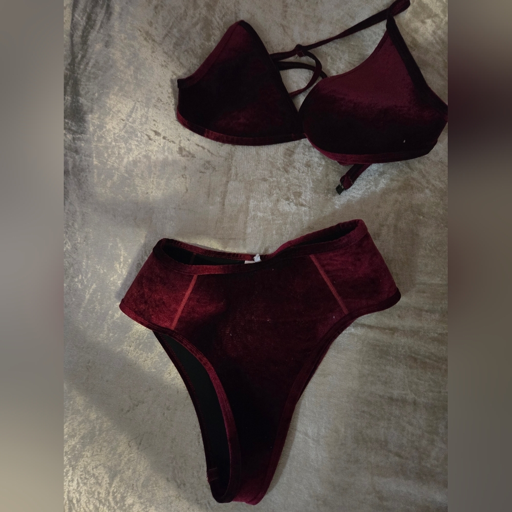 Swimsuit velvet hoaka bikini